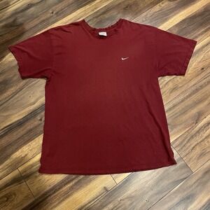 Silver Tag Maroon Nike T Shirt
